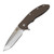 Rick Hinderer Knives XM-18 3.5" Spanto Tri-Way S45VN Stonewash Finish, FDE G10