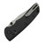 Hogue Deka Clip Point - Black Polymer / Tumbled CPM-MagnaCut - 24379