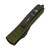 Microtech UTX-85 II Drop Point Signature Series, OD Green Aluminum / Black M390 - 231II-1ODS