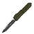 Microtech UTX-85 II Drop Point Signature Series, OD Green Aluminum / Black M390 - 231II-1ODS