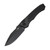 Heretic H000-4A-T Waith Auto, Integral Black Aluminum Handle w/ Carbon Fiber Bolster