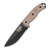 ESEE-5P-E Black Plain Edge, Tan Micarta Handles, Black Sheath