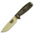 ESEE-4PDT-005 Desert Tan Plain Edge, 3D Machined Coyote Brown/Black G10 Handles, Black Sheath
