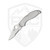 Spyderco UpTern, Stainless Steel / Satin 8Cr13MoV, Partially Serrated - C261PS