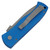 Pro-Tech Emerson CQC-7 - Blue Handle / Blasted 154CM - E7T01-BLUE