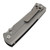 Chaves 229 Liberation, Stonewash Titanium Drop Point / Belt Satin M390