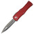 Microtech Hera Double Edge, Red Aluminum / Satin M390 - 702-4RD