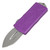 Microtech Exocet Double Edge, Violet Aluminum / Stonewash M390 - 157-10VI