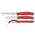 Victorinox Swiss Classic Paring Knife Set with Peeler, 3 Pc Red