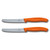 Victorinox Swiss Classic 2pc 4.25" Serrated Utility - Orange