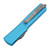Microtech UTX-70 Double Edge, Turquoise Aluminum / Apocalyptic M390 - 147-10APTQ