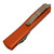 Microtech Ultratech Bayonet, Orange Aluminum / Bronze Stonewash M390 - 120-13OR