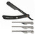 Parker PTABK Black Stainless Steel Adjustable Barber Razor