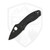 Spyderco Ambitious Lightweight, Black FRN / Black Oxide 8Cr13MoV - C148PBBK