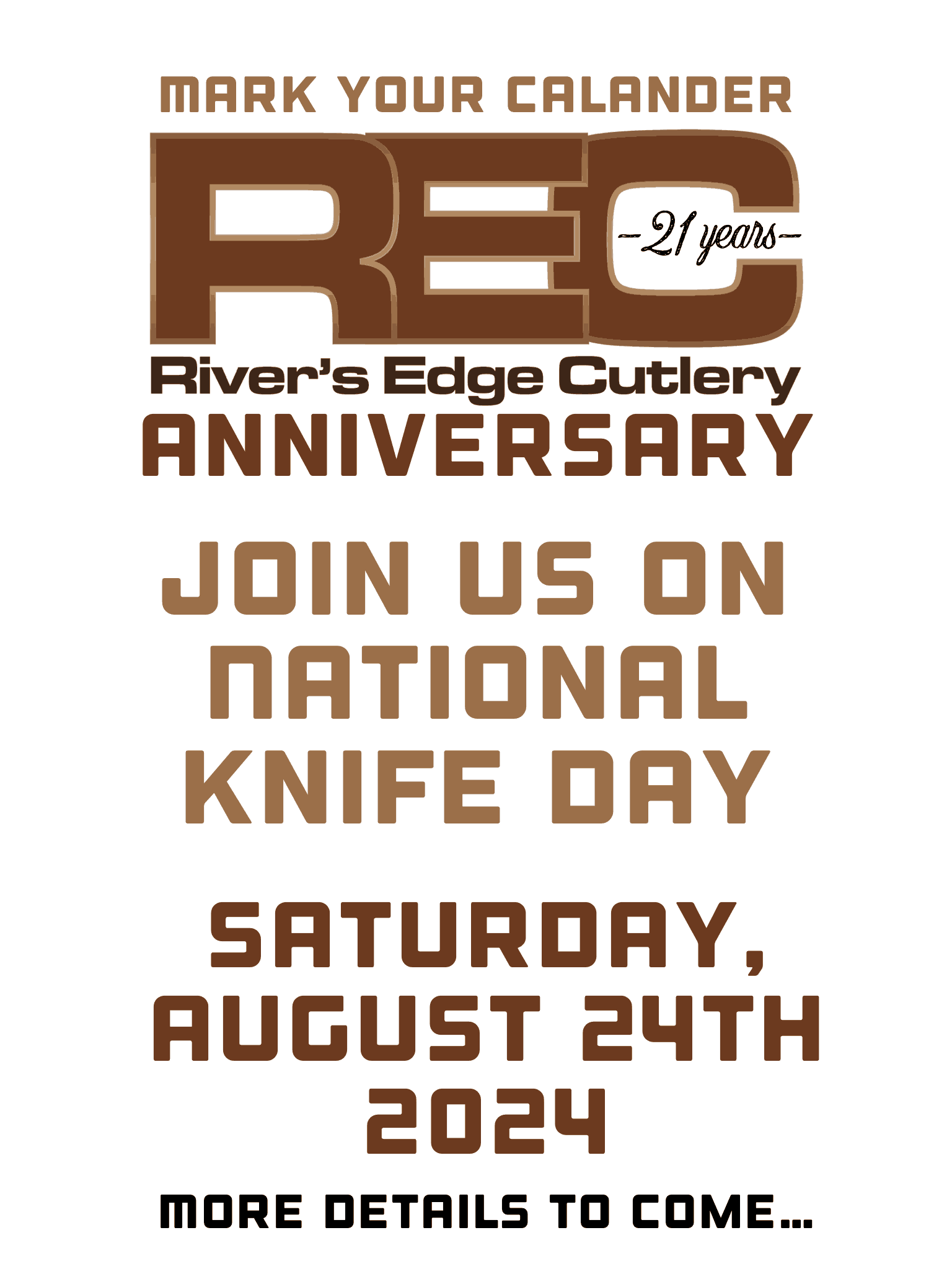 National Knife Day and Anniversary Event