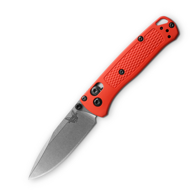 Benchmade Mini Bugout Mesa Red, Stonewash S30V - 533-04