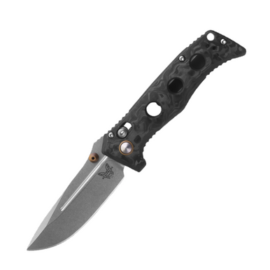 Benchmade Mini Adamas Shredded Carbon Fiber, Satin MagnaCut - 273-03