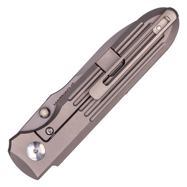 STEEL FLAME × prometheus design werx Steel Flame Titanium Dog Tag - All Terrain/Gray Knights with