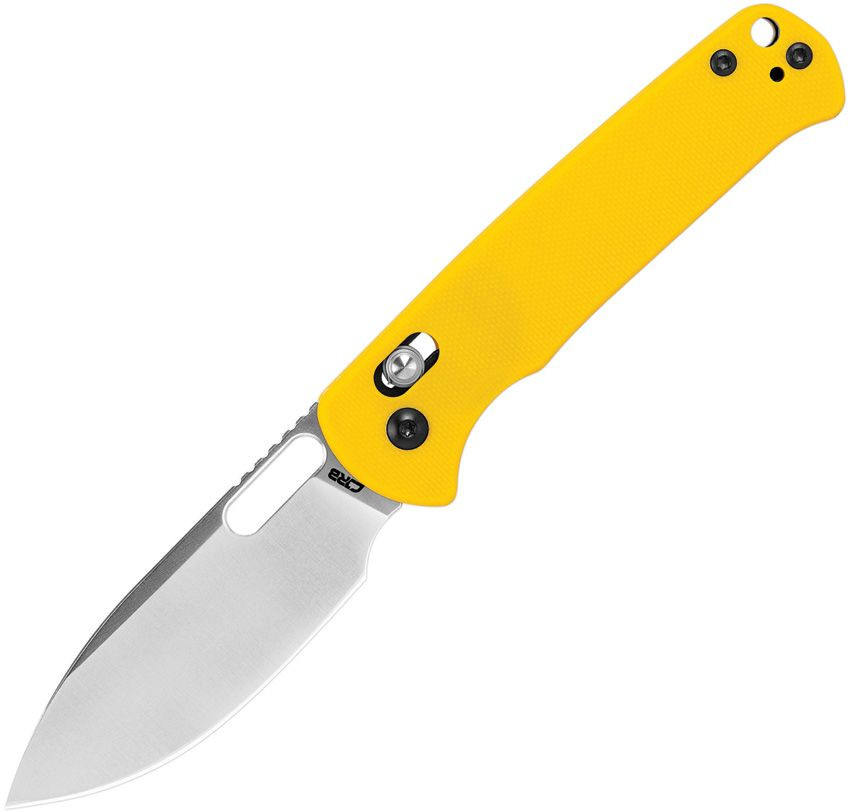 CJRB Hectare Crossbar Lock, Yellow G10 / Satin AR-RPM9 - J1935-YE