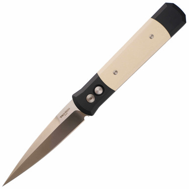 ザ・ゴッドファーザー Pro-Tech Godfather Auto Tuxedo Aluminum Satin 154CM Blade