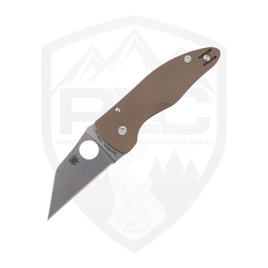 Spyderco MicroJimbo | CPM 15V Sprint Run Brown G10