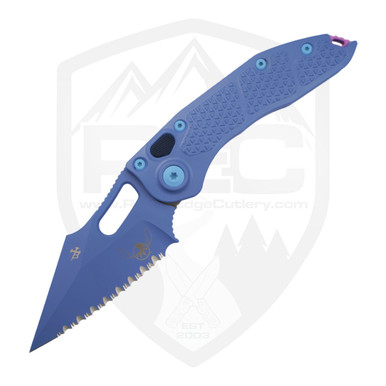 Microtech Stitch Auto Signature Series Sky Blue Cerakote M390MK