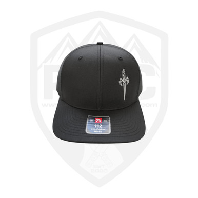Microtech Cap, Marfione Custom Logo, Black - M-CAPBLKDAGGER - REC
