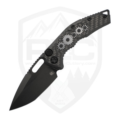 Heretic Medusa Auto Tanto, Carbon Fiber Body, DLC Magnacut - H011