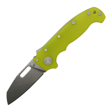 Demko AD20i Slim Shark Foot, Textured Dayglow G10, Stonewash Nitro