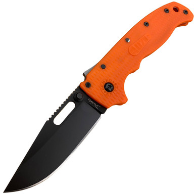 Demko AD20.5 Shark-Lock Orange Handle, DLC Clip Point