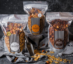 Divine Addictions Granola - maple & almond crunch 400g Divine Addictions Granola - maple & almond crunch 400g