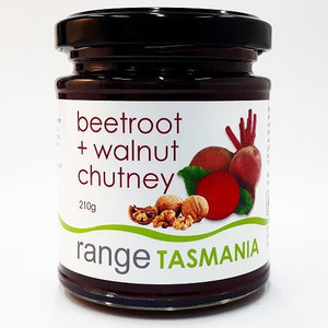Range Tas beetroot and walnut chutney - 210g Range Tas beetroot and walnut chutney - 210g