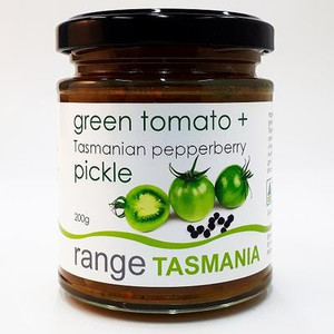 Range Tas green tomato and Tasmanian pepperberry Range Tas green tomato and Tasmanian pepperberry