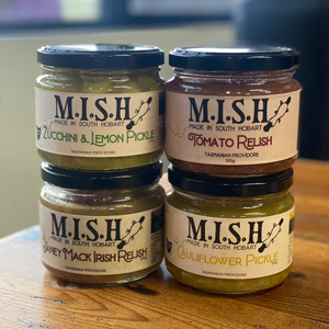 M.I.S.H Relishes 300g (Made in South Hobart products) M.I.S.H Relishes 300g (Made in South Hobart products)