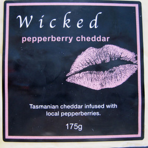 Wicked Pepperberry Cheddar 175g Wicked Pepperberry Cheddar 175g