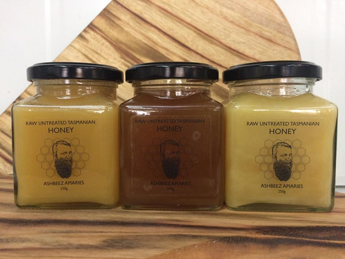 Ashbeez Raw Untreated Honey 250g 