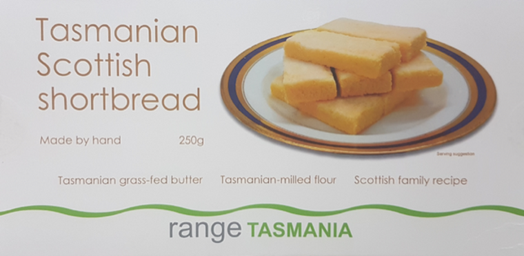 Range Tasmania Scottish Shortbread 250g