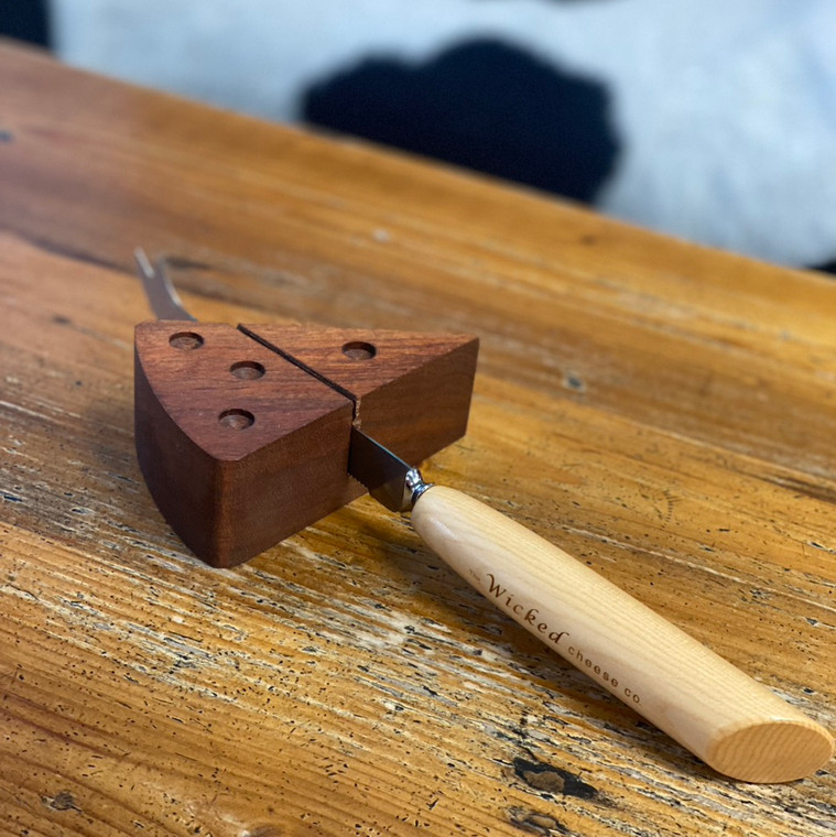 Wooden Cheese Knife Holder