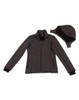 hood - JK41 Mens Heather Bonded Fleece Jacket