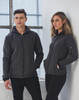 42 - JK41 Mens Heather Bonded Fleece Jacket