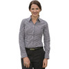 M8330L WoMens Gingham Check Roll-up L/S Shirt