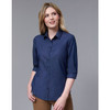 M8400Q Ladies Pin Dot Stretch 3/4 Sleeve Shirt