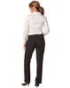back l - M9420 WoMens Low Rise Pants in Poly/Viscose Stretch