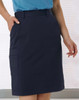 Navy Front-CloseUp WebImage - M9477 Ladies Utility Cargo Skirt