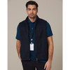 PF09 Mens bonded polar fleece vest