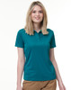 Teal M1 - PS60 ladies bamboo charcoal S/S Polo