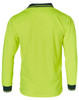 SW05 YellowBottle Back - SW05CD Hi-Vis cooldry safety polo L/S