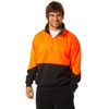 SW13A Hi-Vis L/S windcheater collar