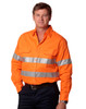 big - SW52 Mens Hi-Vis L/S Drill Shirt With 3M Tapes