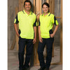 SW71 Cooldry Hi-Vis Mini Waffle Safety Polo